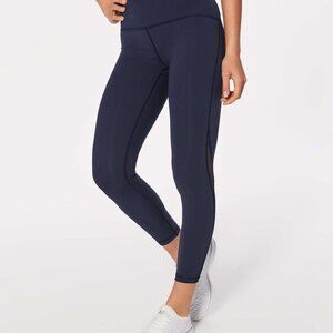 Lululemon Train Times 7/8 Pant *25" (Midnight Navy, Size 8)